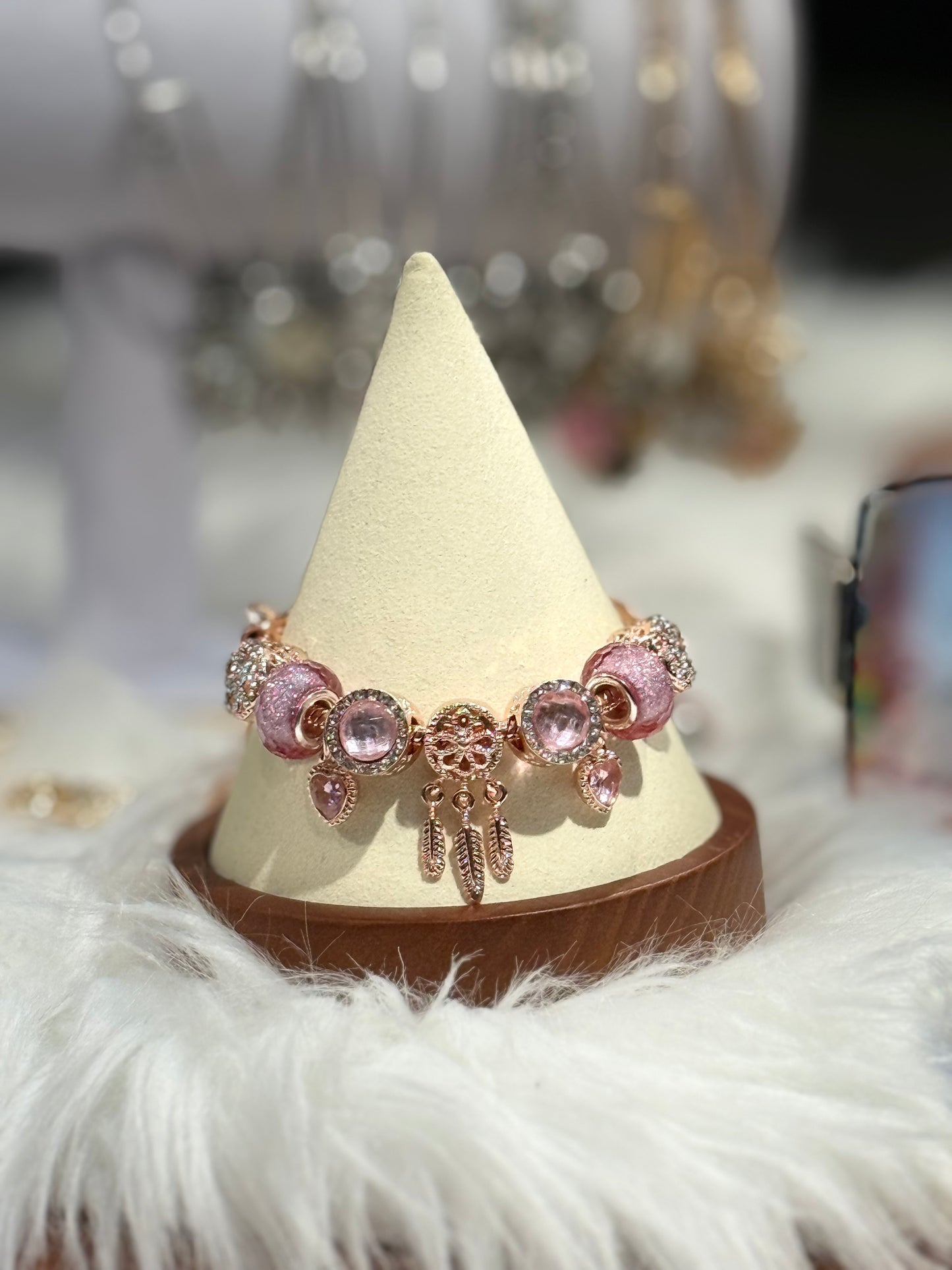 Rose Gold cutesy Charm