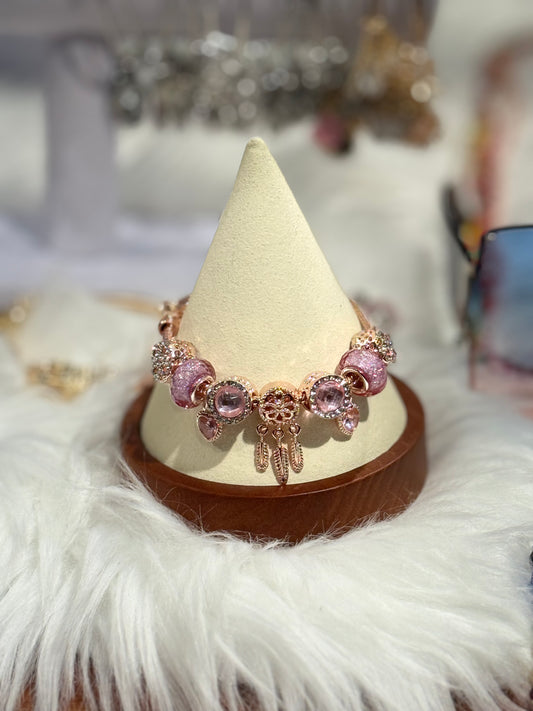 Rose Gold cutesy Charm